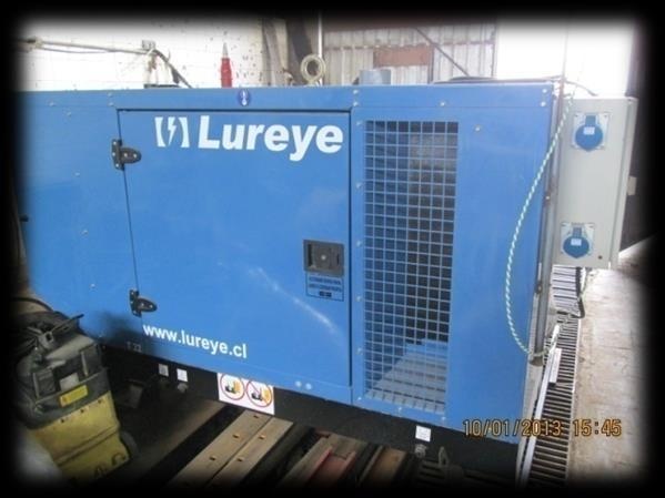 Grupo electrógeno Lureye del brochure